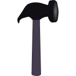 Hammer icon vector drawing