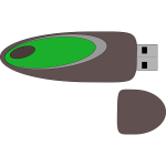 USB device vector image