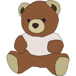Teddy bear vector image