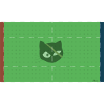 Blood bowl pitch vector image