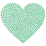 Marijuana Heart Green