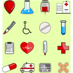 Medical icons package