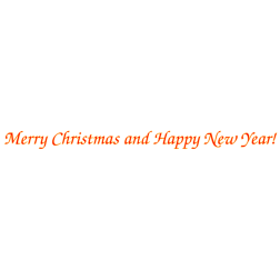 Merry Christmas and Happy New Year II