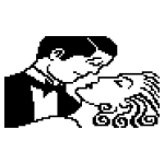 Pixel romantic couple