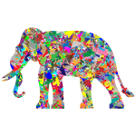 Modern Art Elephant