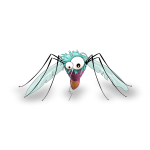 Comic mosquito