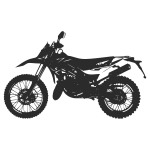 Motorbike Enduro Silhouette 3