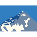 Mount Everest vector image