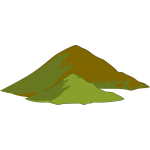 Mountains vector image