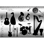 Musical instruments vector image