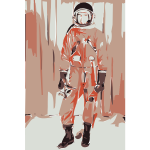Antares orbital rocket vector image | Free SVG