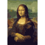 New Mona Lisa in the Pixel Age 2014080533