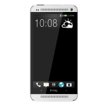 New hTC one silver