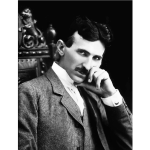 Nikola Tesla Age 40 1896