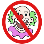 No Clowns symbol