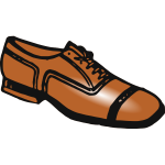 Brown shoe