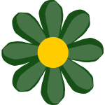 green flower