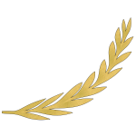 Olive branch in gold