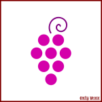 Pink grapes image