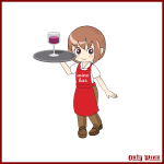 Wine waitress