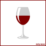 Half wine glass