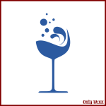 Wine glass symbol image