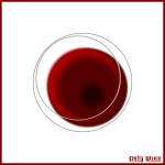 Wine glass bottom