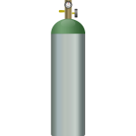 Oxygen tank vector graphics