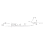 Lockheed P-3 Orion aircraft illustration