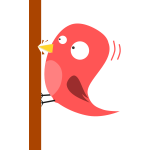 Red woodpecker