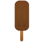 Chocolate popsicle.