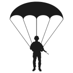 Paratrooper Silhouette
