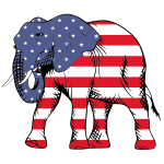 Patriotic elephant