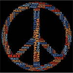 Peace Sign Word Cloud