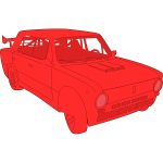 Lada car vector image