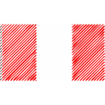 Peru flag linear 2016082614