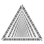 Piano Keys Triangle Vortex