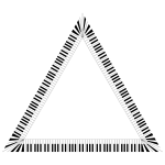 Piano Keys Triangle