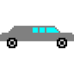 Gray limousine
