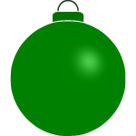 Plain green ball