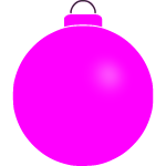 Plain pink ball