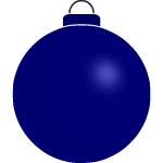 Plain blue buble