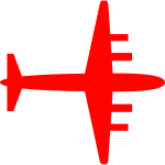 Plane silhouette