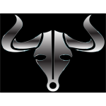 Polished Steel Bull Icon