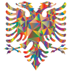 Polyprismatic Low Poly Double Headed Eagle