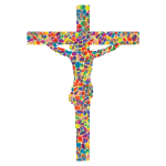 Polyprismatic tiled crucifix