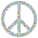 Polyprismatic Tiled Peace Sign