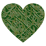 Printed Circuit Board Heart 2