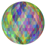 Prismatic Abstract Geometric Sphere