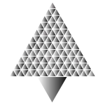 Prismatic Abstract Geometric Triangular Christmas Tree 5